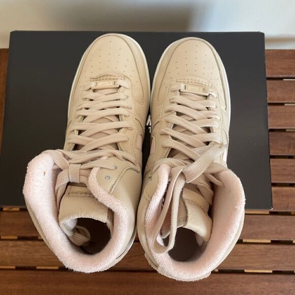 Nike Air Force 1 High Sculpt Linen Sanddrift US Women 9/UK6.5/EU40.5(DC3590-103) - Picture 4 of 12